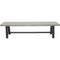 Fresco - Bank - 180x40cm - Steel frame matt anthracite
