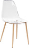 Set van 4 eetkamerstoelen TAKILMA Transparant