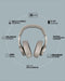 Fresh ‘n Rebel Clam - Draadloze over-ear koptelefoon - Comfortabele pasvorm - Silky Sand