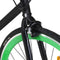 vidaXL - Fiets - met - vaste - versnelling - 700 - c - 51 - cm - zwart - en - groen
