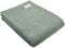 Plaid zonder franje Groen - 140x200 - Nieuw Wol - Tweedmill UK