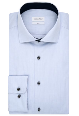Seidensticker Spread Kent Business Shirt - 100% Katoen - Strijkvrij - Slim of Regular Fit - Maat 44