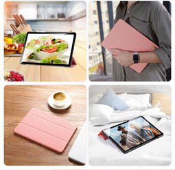 Tablet Hoes geschikt voor Samsung Galaxy Tab A7 10.4 hoes - Dux Ducis Domo Book Case - Roze