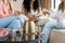 Vaja® Theepot Juliette - Dubbelwandig - 1 Liter - RVS Goud