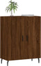 vidaXL - Dressoir - 69,5x34x90 - cm - bewerkt - hout - bruin - eikenkleur