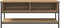 vidaXL - TV-kast - Artisan - Eiken - 100x35x45 - cm - Geengineerd - Hout - en - Staal