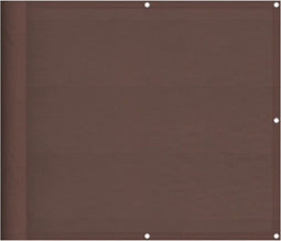 vidaXL - Balkonscherm - 90x800 - cm - 100% - oxford - polyester - bruin