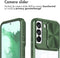 imoshion Hoesje Geschikt voor Samsung Galaxy S22 Hoesje - imoshion Camslider Backcover - Donkergroen