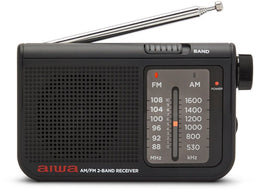Aiwa RS-55BK - Portable Radio/DAB(+) - AM/FM Radio - 75mm hoog - 126mm breed