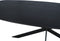 StarFurn Eettafel Ferris Eiken Deens Ovaal 200cm Zwart