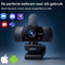 Nince Webcam - Full HD 1080P - USB Webcam - Ingebouwde Microfoon - Zwart