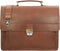BURKELY Scott Briefcase 2 - Laptoptas 15 inch - 2 A4 document vakken - Cognac