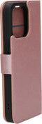 Mobiparts iPhone 13 Pro - Wallet Case - Saffiano motief - Roze