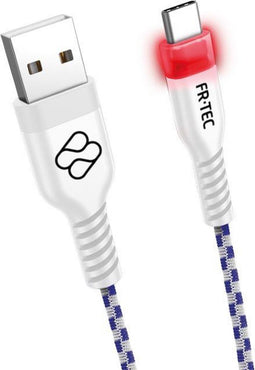 Blade Representaciones FT0030 - USB-C Oplaadkabel 3m - Oplaadstatus-LED - Wit