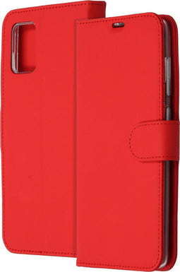 Accezz Hoesje Geschikt voor Samsung Galaxy A71 Hoesje Met Pasjeshouder - Accezz Wallet Softcase Bookcase - Rood