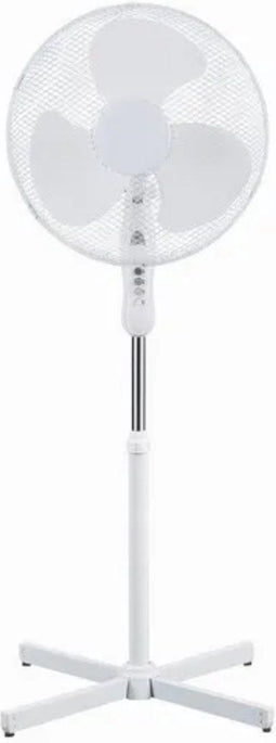 Statiefventilator - 3 standen - 40 CM - wit