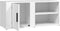 vidaXL - Tv-meubel - 80x31,5x36 - cm - bewerkt - hout - wit