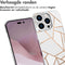 imoshion Hoesje Geschikt voor iPhone 14 Pro Hoesje Siliconen - imoshion Design hoesje - Wit / White Graphic