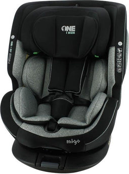 Autostoel - NANIA - ONE ISOFIX R 129 - 0 t/m 12 jaar - Draaibaar - 40-150 cm - Zwart