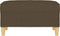 vidaXL - Voetenbank - 70x55x41 - cm - stof - bruin