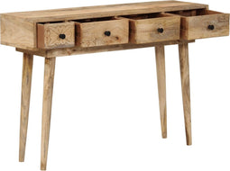 vidaXL - Wandtafel - 110x30x75 - cm - massief - mangohout