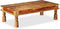 vidaXL Salontafel 110x60x38 cm massief mangohout en sheeshamhout