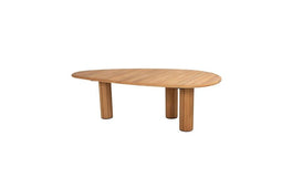 4so - Taste Corsica dining tafel teak dia. 160 cm