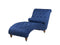 MURET - Chaise longue - Blauw - Symmetrisch - Polyester
