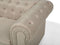 CHESTERFIELD L - Chesterfield fauteuil - Beige - Polyester