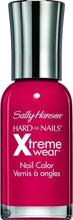 Sally Hansen Hard as Nails - Nagellak - Glanzende coating met calcium - Cherry Red 160