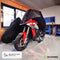DS COVERS FLEXX - Motorhoes Binnen - Stretch Stof - Ademend - Zwart - Maat L