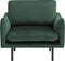 VINTERBRO - Fauteuil - Groen - Fluweel