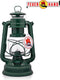 Feuerhand Stormlantaarn Baby special 276 - Mosgroen - 13.5x15x26.5cm - Modern