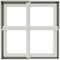 vidaXL - Tuinbak - 100x100x48 - cm - Gegalvaniseerd - Staal