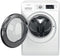 WHIRLPOOL FFBBE7469BV - Wasmachine voorlader - 7 Kg - FreshCare+ Stoom - Zwart