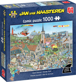 Jan van Haasteren - Rondje Texel - Puzzel 1000 stukjes - Meerkleurig