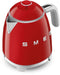 Smeg KLF05RDEU - Mini Waterkoker - 0,8L 1400W - Rood