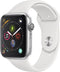 Apple Watch Series 4 refurbished door Renewd - A Grade (zo goed als nieuw) - 44mm - Zilver/Wit