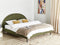 MARGUT - Bed - Groen - 180 x 200 cm - Bouclé