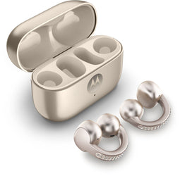 Motorola moto buds loop - Draadloze earbuds - Sound by Bose - Crystals by Swarovski® - Beige