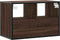 vidaXL - Tv-meubel - 60x31x39,5 - cm - bewerkt - hout - metaal - bruin - eikenkleurig