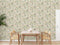 DUTCH WALLCOVERINGS Behang Flamingo crème- en mintkleurig