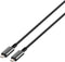Vivanco 64011 - USB-C-kabel - USB 3.2 Gen2 10 Gbit/s 100 W - Zwart