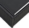 vidaXL - Ligbed - Zwart - 60x200x27 - cm - Poly - Rattan