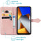 iMoshion Hoesje Geschikt voor Xiaomi Poco M4 Pro 5G Hoesje Met Pasjeshouder - iMoshion Mandala Bookcase - Rosé Goud