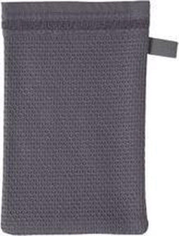 Seahorse Balance - washand - grijs - 16 x 21 cm - set van 3