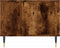 vidaXL - Salontafel - 60x50x40 - cm - bewerkt - hout - gerookt - eikenkleurig