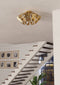 EGLO Carlton - Plafondlamp - Ø 47 cm - E27 - Goud - Staal