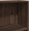 vidaXL - Boekenkast - 40x24x109 - cm - bewerkt - hout - bruin - eikenkleurig