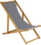 Bo-Camp Soho - Strandstoel - Bamboo frame - Zwart